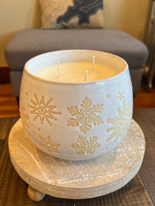 Snowflake Candle